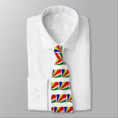 Seychellenvlag stropdas (Gebonden)