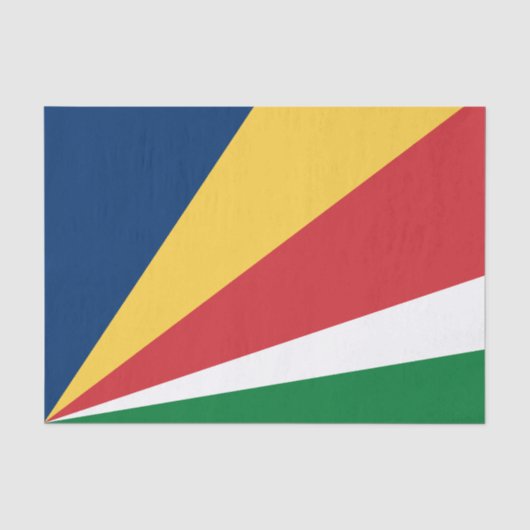 Seychellenvlag Tissuepapier (Voorkant)
