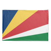 Seychelles Flag Kussensloop (Achterkant)
