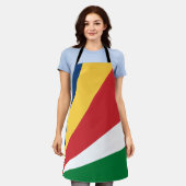 Seychelles Flag Schort (Gedragen)