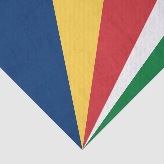 Seychelles Flag Tissuepapier (Detail)
