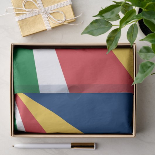 Seychelles Flag Tissuepapier (Geschenk)