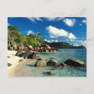 Seychelles, Mahe eiland, Anse Royale strand. 3 Briefkaart