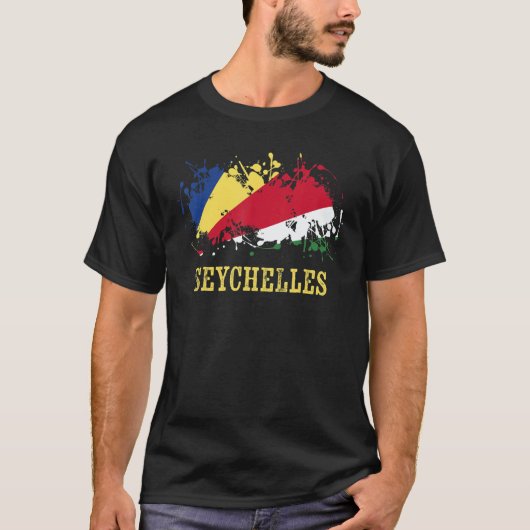 Seychellian enthusiasts for Sesel and Seychelles T-shirt (Voorkant)