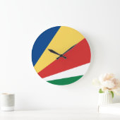 Seychelse vlag grote klok (Huis)