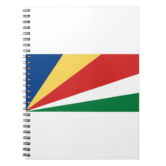 Seychelse vlag notitieboek (Voorkant)
