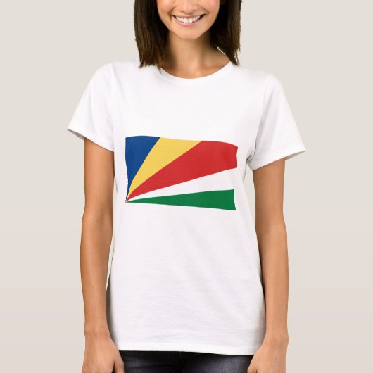 Seychelse vlag t-shirt (Voorkant)