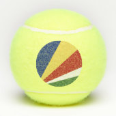 Seychelse vlag tennisballen (Achterkant)