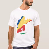 Seychelse zegel t-shirt (Voorkant)