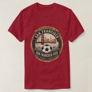 SF 2026 Golden Gate Voetbal Badge T-shirt