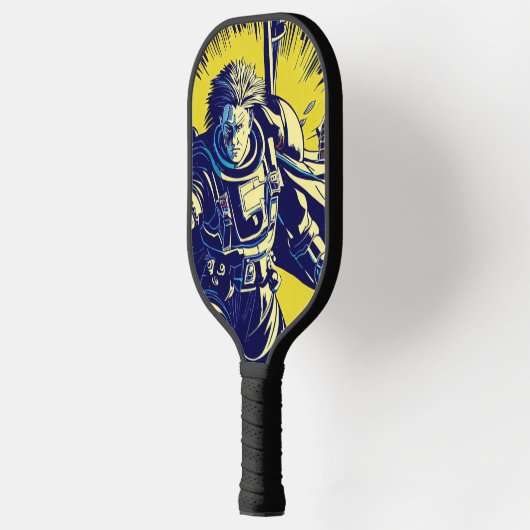 SF Anime Hero - Houtsnede (1) Pickleball Paddle (Links)