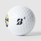 SF Anime Hero - Houtsnede (4) Golfballen (Logo)