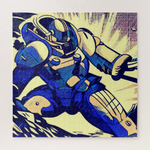 SF Anime Hero - Houtsnede (4) Legpuzzel