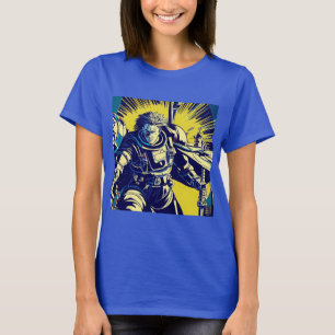 SF - Anime Hero Woodcut 1 T-shirt