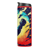 SF - Anime Hero Woodcut 2 Thermosbeker (Geroteerd rechts)
