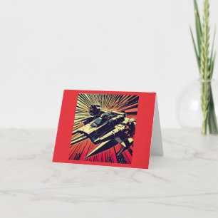 SF - Anime Starfighter Woodcut 1 Kaart