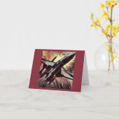 SF - Anime Starfighter Woodcut 2 Kaart (Gele Bloem)