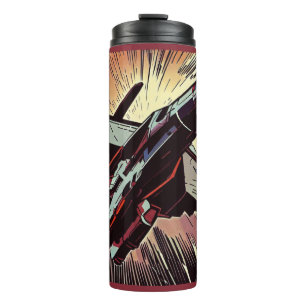 SF - Anime Starfighter Woodcut 2 Thermosbeker