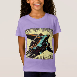 SF - Anime Starfighter Woodcut 3 T-shirt