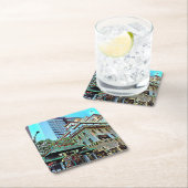 SF Chinatown Gate Square Onderzetters (Insitu)