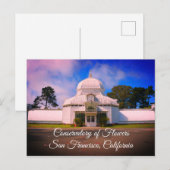 SF Conservatory of Flowers #7-1 Briefkaart (Voorkant / Achterkant)