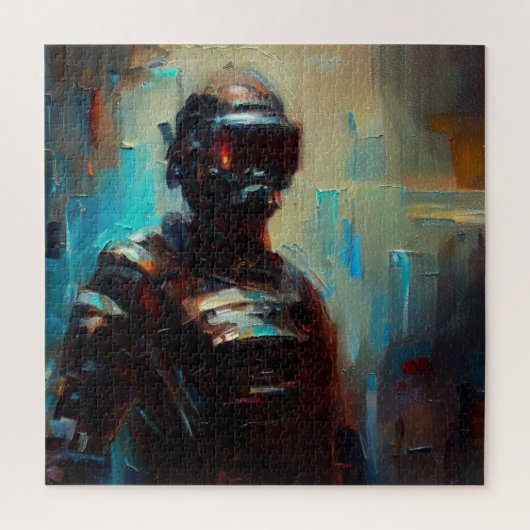 SF - Cyberpunk Hero (1) Legpuzzel (Verticaal)