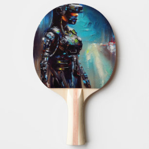 SF - Cyberpunk Hero (2) Tafeltennisbatje