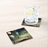 SF Deense Masters 2 Vierkante Kartonnen Onderzetter (Insitu)