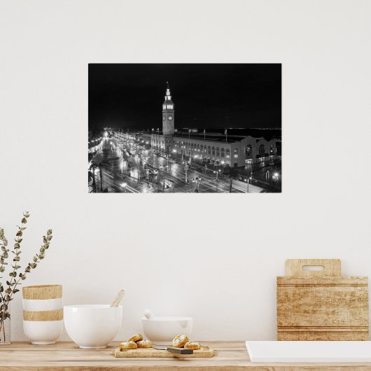 SF Ferry Building Print - Groot (Keuken)