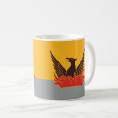 SF Fog & Gold Flag Koffie Mok - Gouden Top (Voorkant rechts)