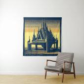 SF Futuristische Kerk 2 Wandkleed (In situ)