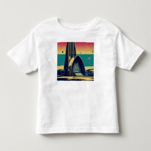 SF Futuristische Kerk 3 Kinder Shirts