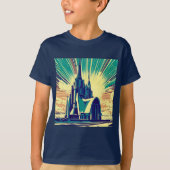 SF Futuristische Kerk 3 T-shirt (Voorkant)