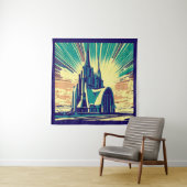 SF Futuristische Kerk 3 Wandkleed (In situ)