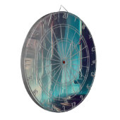 SF Futuristische Stad (1) Dartbord (Voorkant Links)