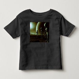 SF Grijze Aliens 1 Kinder Shirts