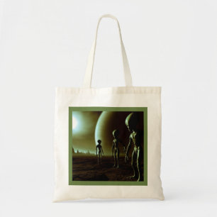 SF Grijze Aliens 1 Tote Bag