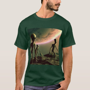 SF Grijze Aliens 2 T-shirt