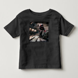SF Hero aan boord van ruimteschip 3 Kinder Shirts