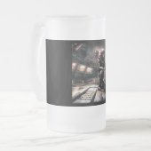 SF Hero aan boord van ruimteschip 3 Matglas Bierpul (Voorkant links)