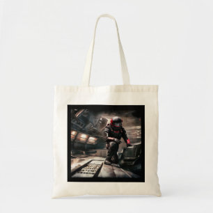 SF Hero aan boord van ruimteschip 3 Tote Bag