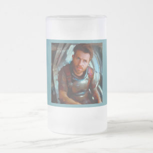 SF Hero aan boord van ruimteschip 4 Matglas Bierpul