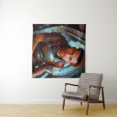 SF Hero aan boord van ruimteschip 4 Wandkleed (In Situ (horizontaal))