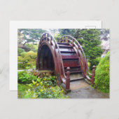 SF Japanese Tea Garden Drum Bridge #3 Carte postal (Devant / Derrière)