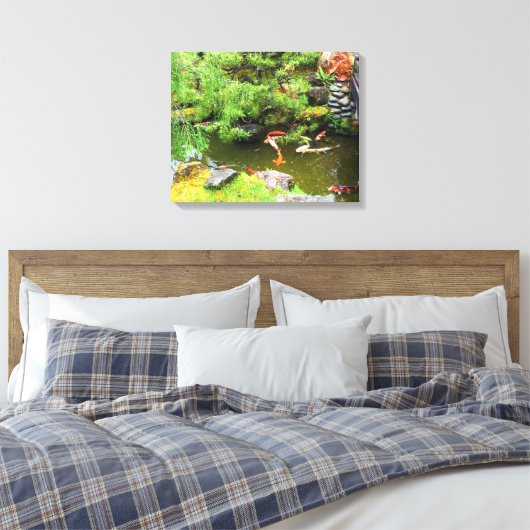 SF Japans Tea Garden Koi Pond #1 Canvas (Insitu (Slaapkamer))