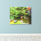 SF Japans Tea Garden Koi Pond #1 Canvas (Insitu (Houten vloer))