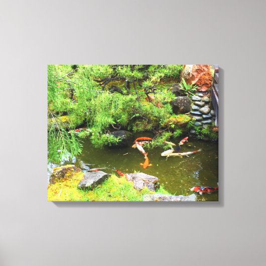 SF Japans Tea Garden Koi Pond #1 Canvas (Voorkant)