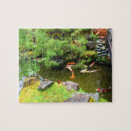 SF Japanse tea Garden Koi Pond #1 Jigzaag Puzzle Legpuzzel