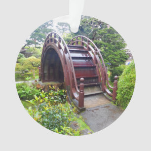 SF Jardin de thé japonais Pont tambour #3 Ornement