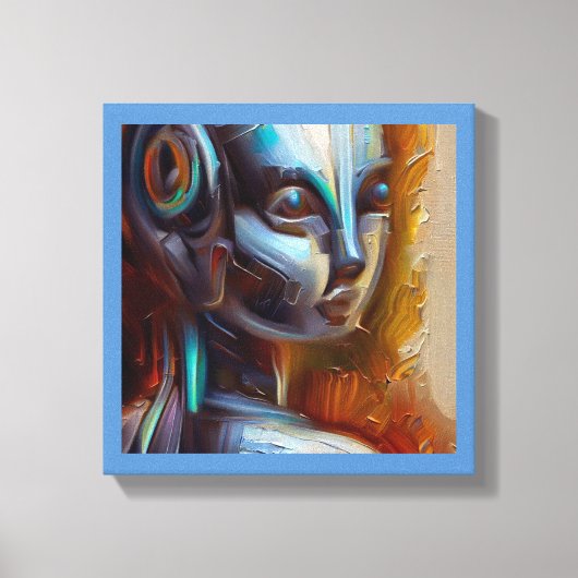 SF - Kunstmatige Intelligentie Held 3 Canvas Afdruk (Voorkant)